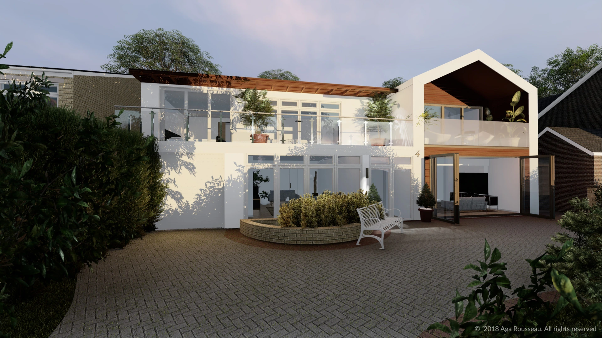 double storey extension
